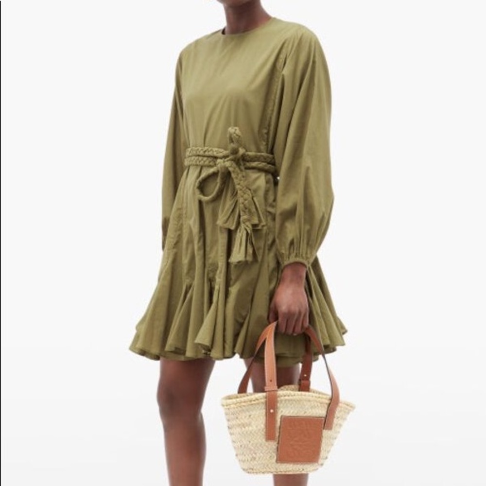 NEW Rhode Ella Dress in Olive Green S/ M